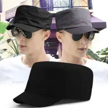 Men's Cotton Cap Maroon Spring Autumn Four Seasons — feature 9