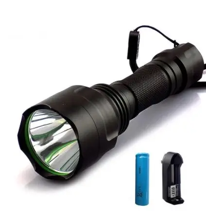 C8 Rechargeable Flashlight with Mouse Tail Switch - Image 3