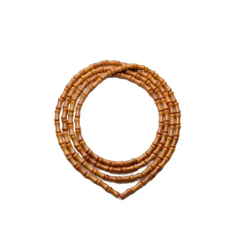 Natural Olive Core Loose Beads Abacus Beads Bamboo Vase DIY Toy - Image 14