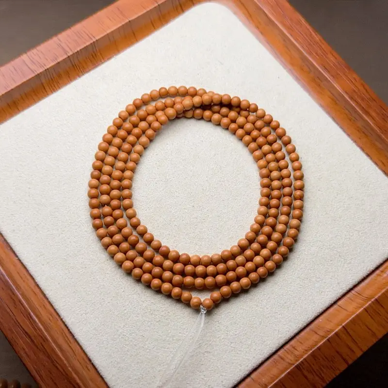 Natural Olive Core Loose Beads Abacus Beads Bamboo Vase DIY Toy - Image 7