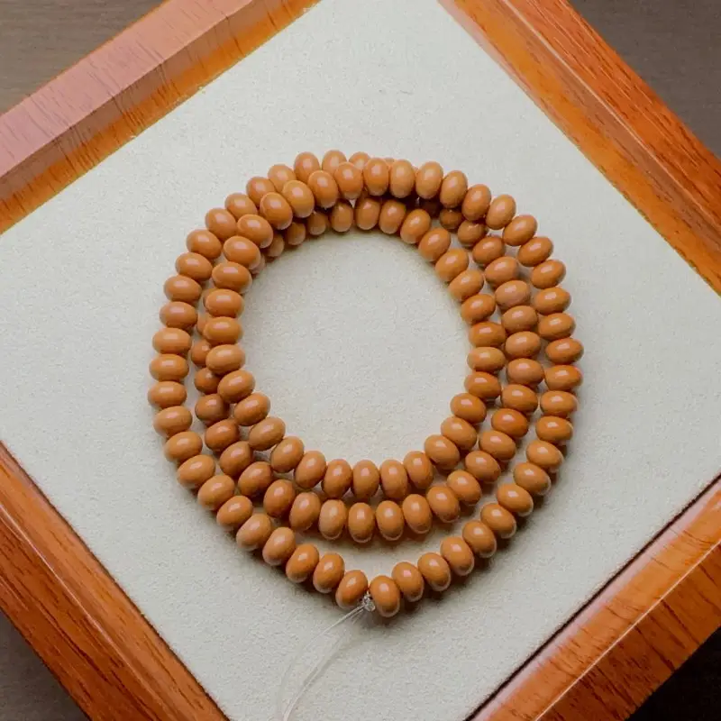 Natural Olive Core Loose Beads Abacus Beads Bamboo Vase DIY Toy - Image 5