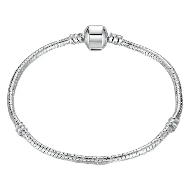 European & American Bare Beaded Alloy Bracelet