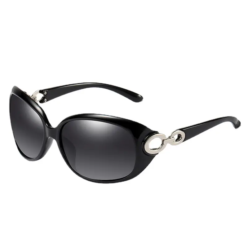 Ladies Polarized UV Driving Sunglasses Gold Frame