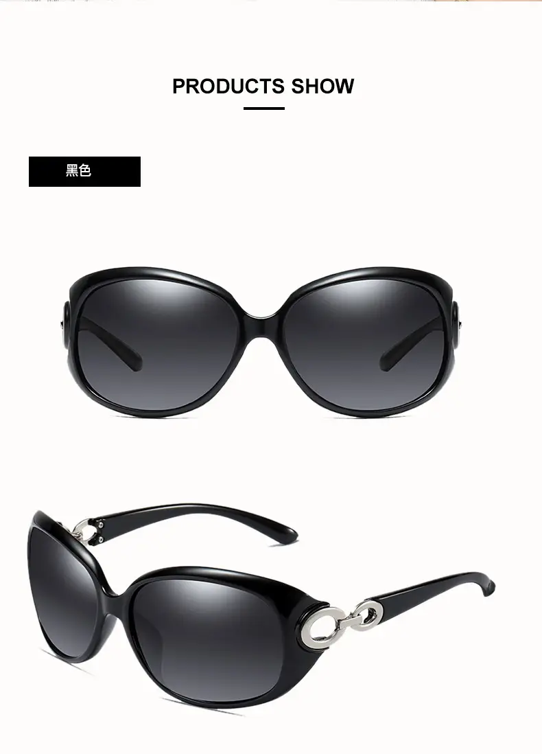 Ladies Polarized UV Driving Sunglasses Gold Frame — feature 11