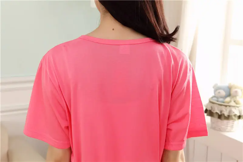 Nursing Pajama Pink Short Sleeve Maternity Wear — feature 42