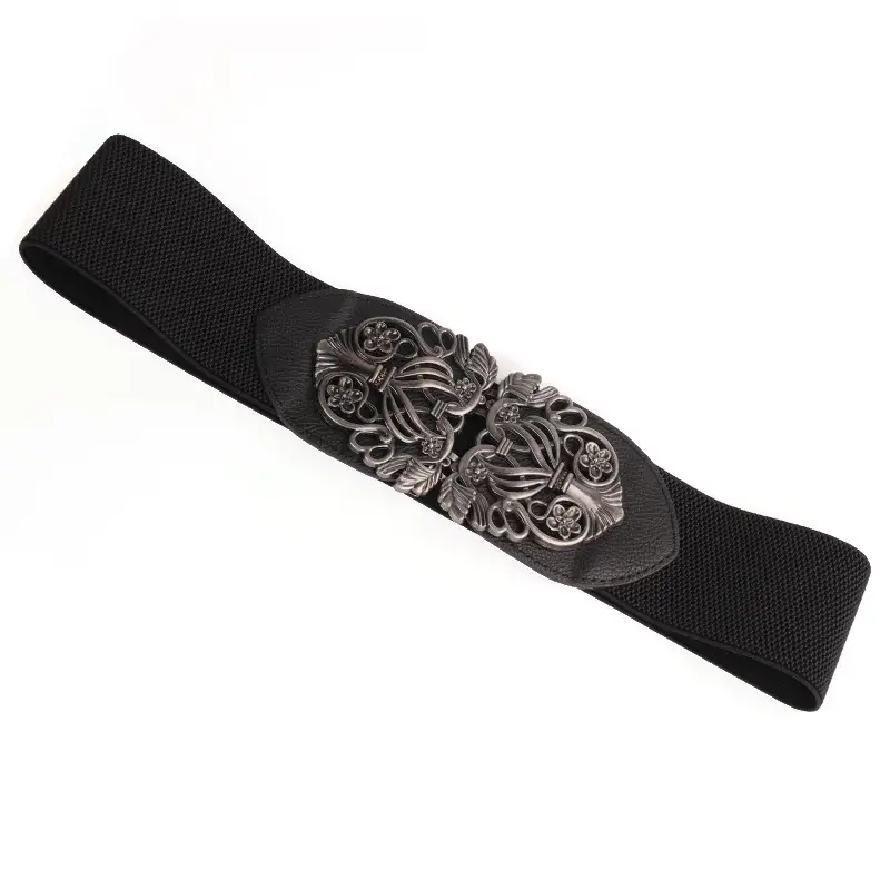 Red Elastic Wide Belt 75cm Korean Style Decoration