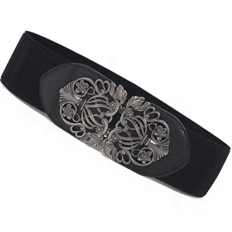 Red Elastic Wide Belt 75cm Korean Style Decoration