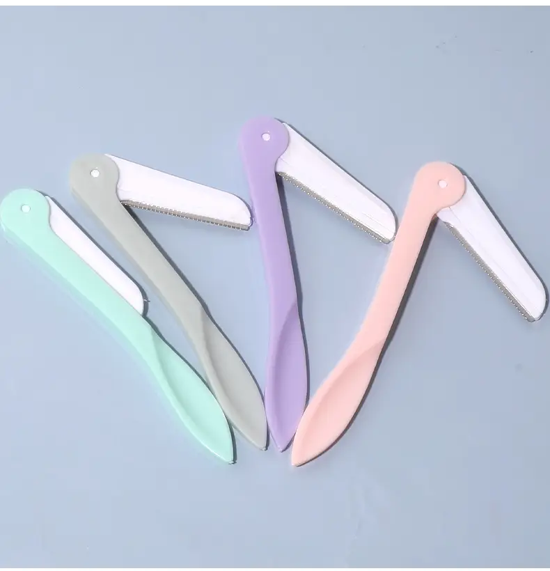 Folding Eyebrow Razor Set for Beginners 12 Pcs — feature 11