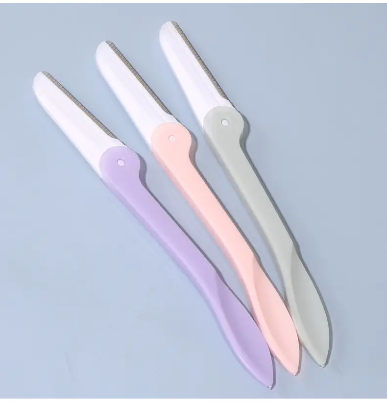 Folding Eyebrow Razor Set for Beginners 12 Pcs — feature 12
