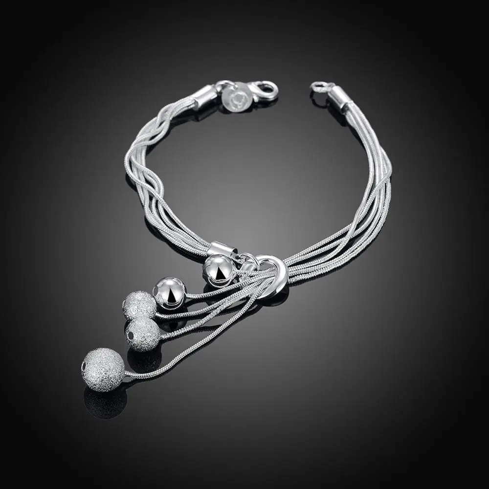 Silver Plated Pearl Bead Bracelet for Women - Image 4