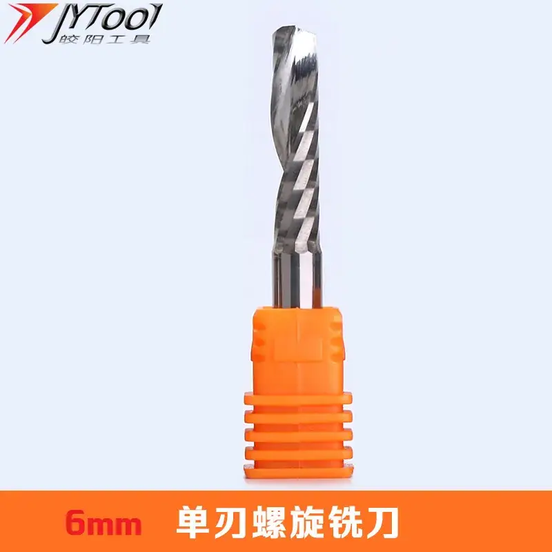 Tungsten Steel Single Screw Milling Cutter 6mm