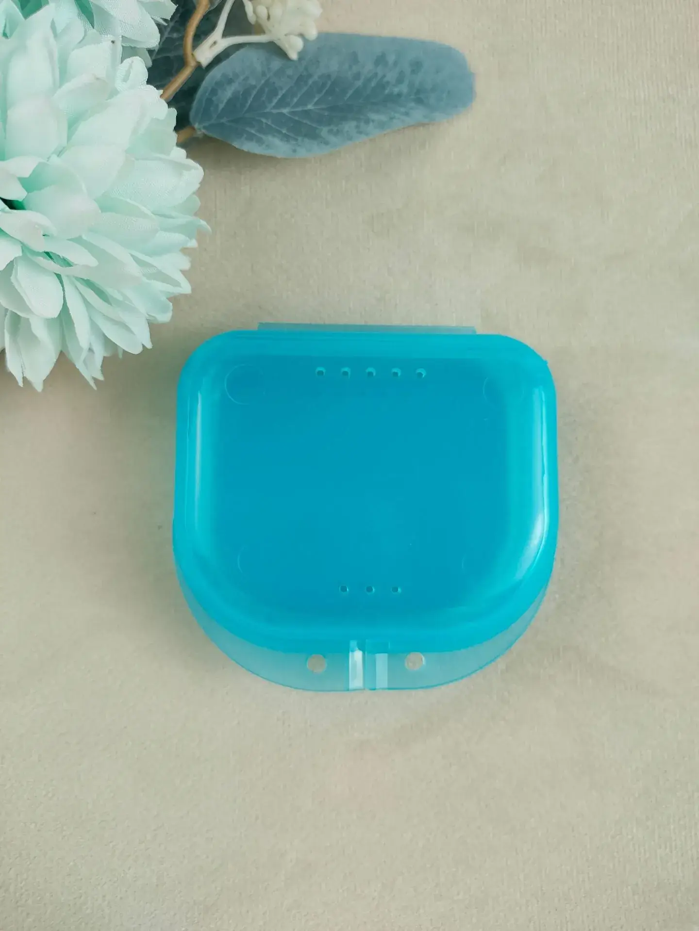 Transparent light blue single opp bag