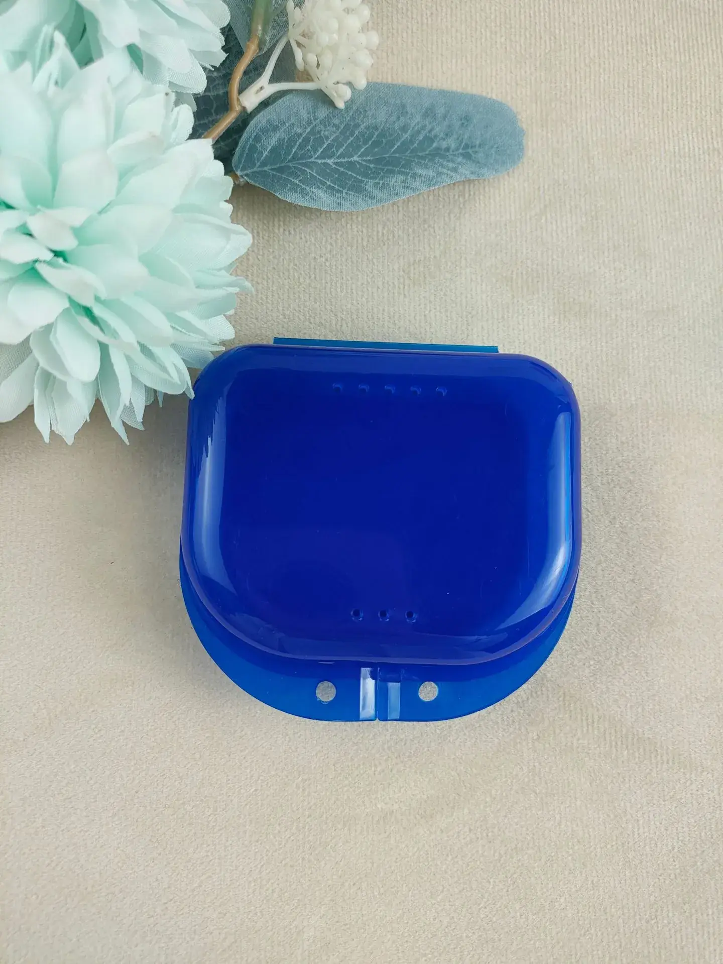 Transparent dark blue single opp bag