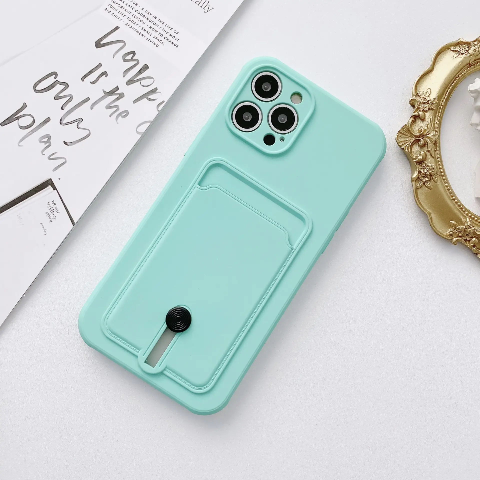 Apple iPhone 16 Max Mint Card Phone Case - Image 3