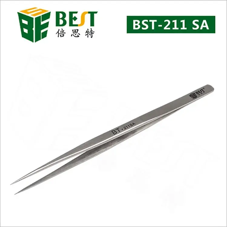 Stainless Steel Pointed Tweezers 211-217