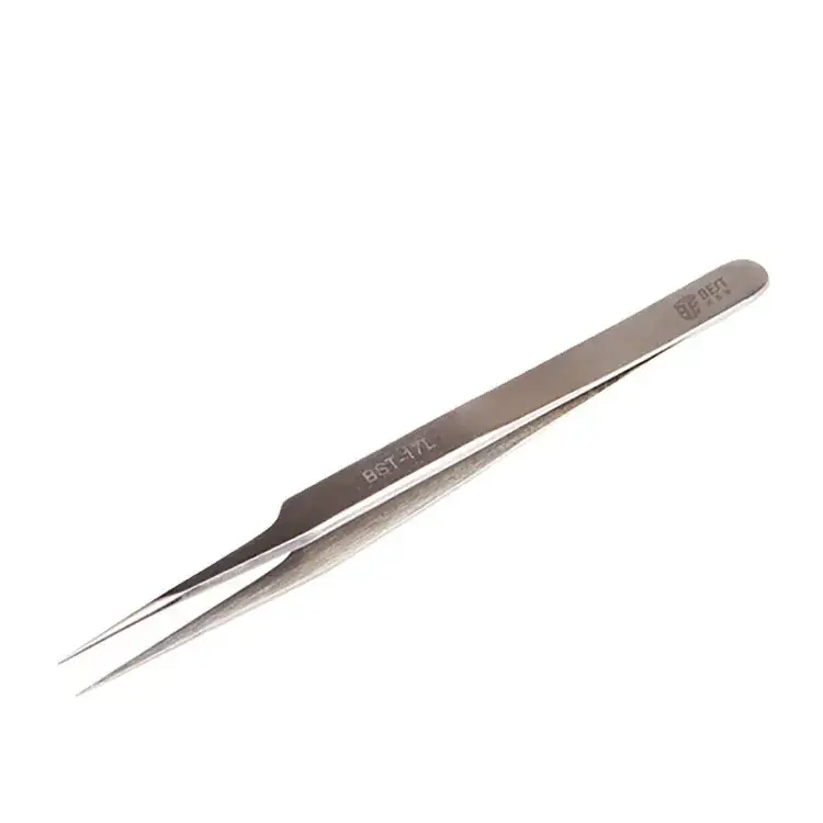 Stainless Steel Ultra-Sharp Tweezers 10L - Image 8