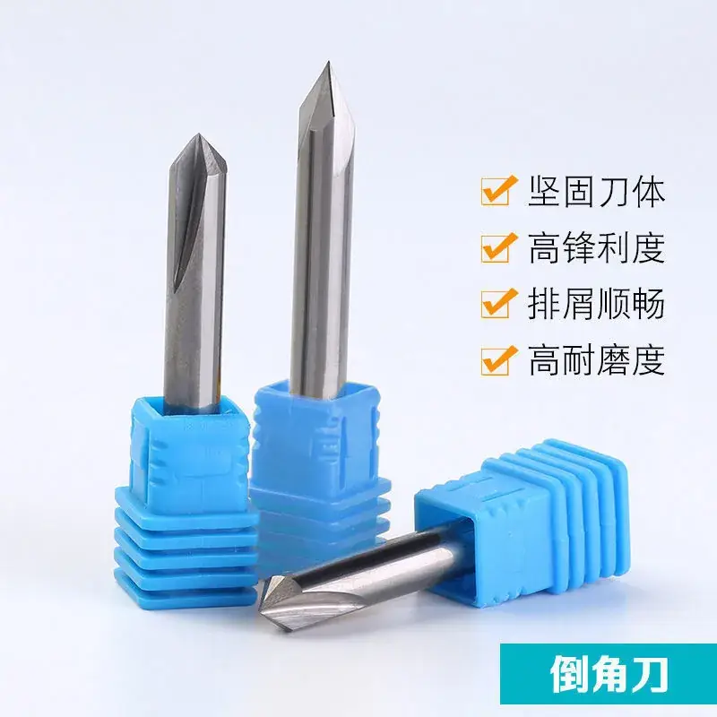 Tungsten Steel Chamfered Knife Overall Gold V-Shape - Image 2