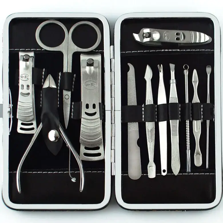 12-Piece Pink Nail Clipper Set for Women - Image 19