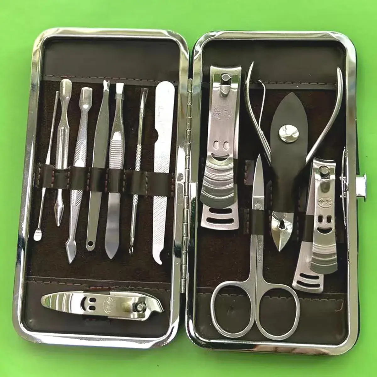 12-Piece Pink Nail Clipper Set for Women - Image 6