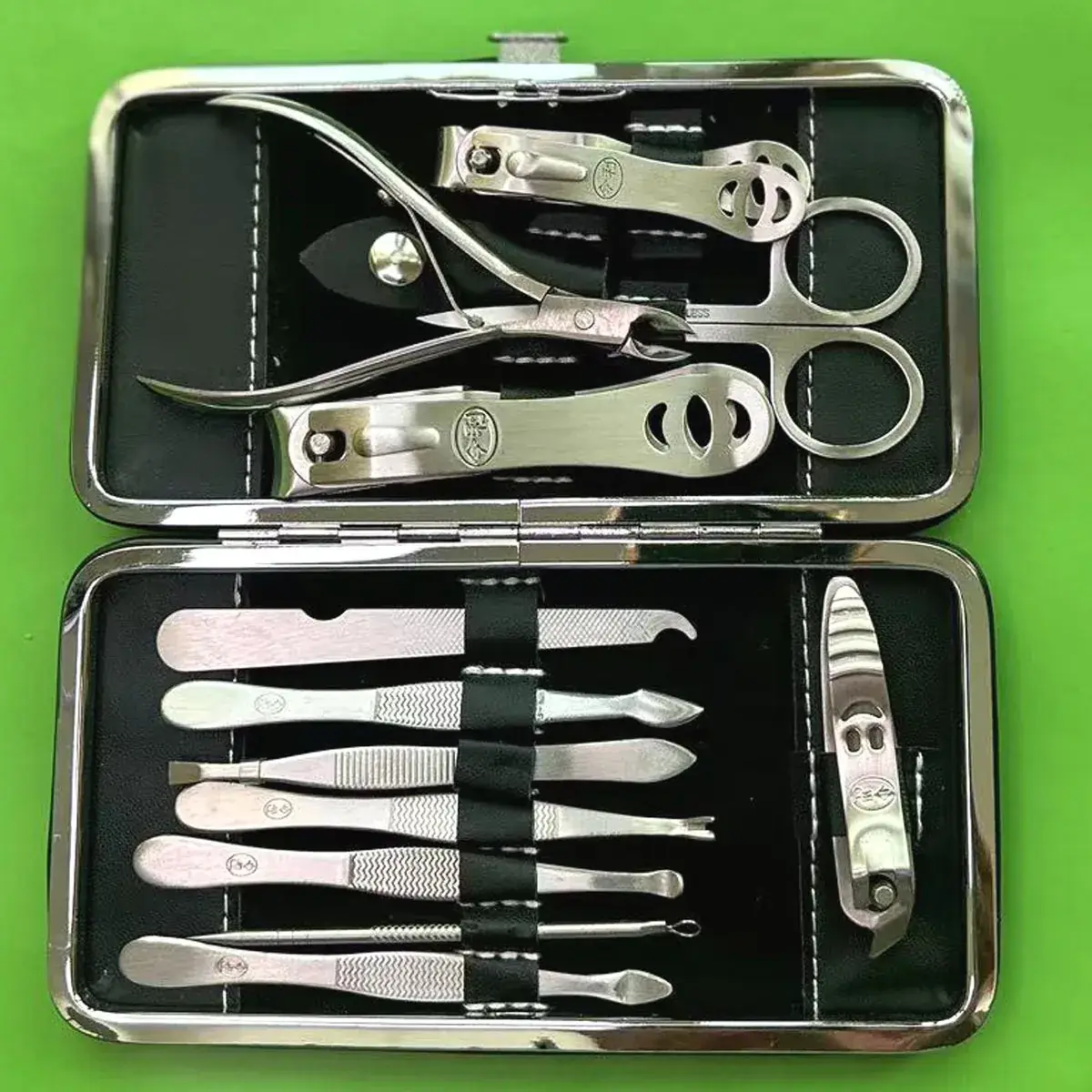 12-Piece Pink Nail Clipper Set for Women - Image 7