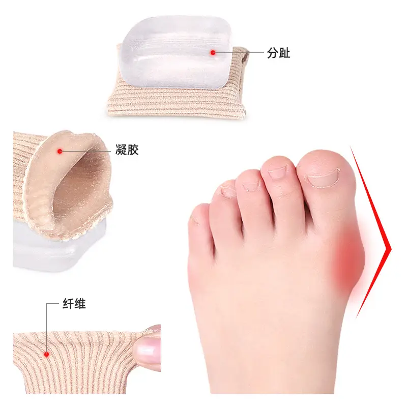 Hallux valgus separator fiber sleeve gel separation big toe bone big toe protruding big toe sleeve - Image 4