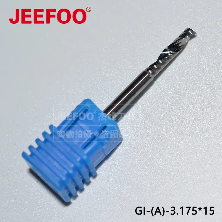 Single Edged Spiral Milling Cutter 3.175*15 Woodworking