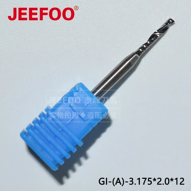 Single Edge Spiral Milling Cutter Blue Plastic