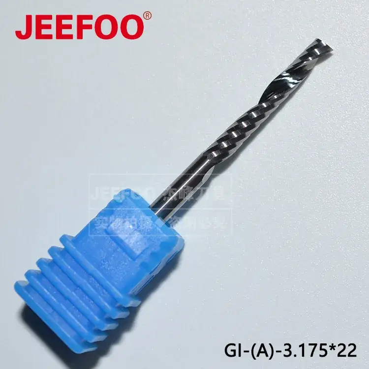 Spiral Milling Cutter CNC Engraving Knife 3.175x22