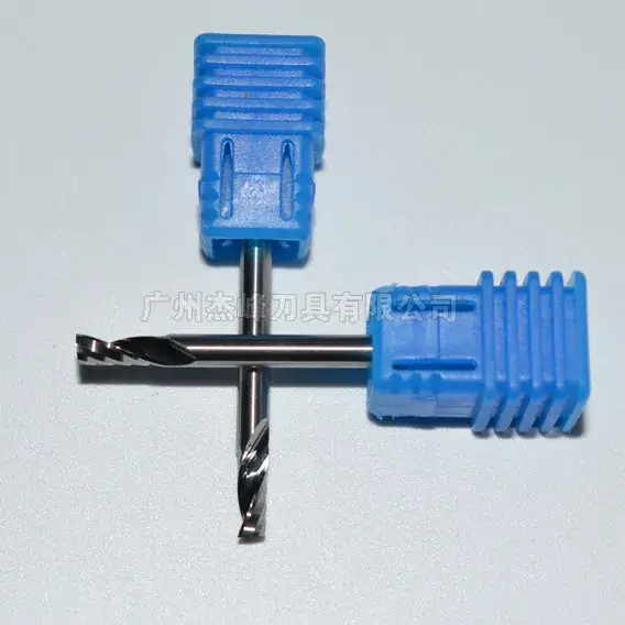 Single Edged Spiral Milling Cutter Blue Solid Wood Board - Image 3