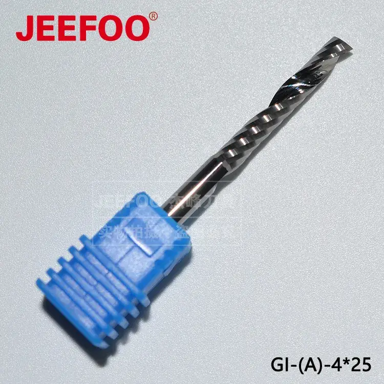 Single Edge Spiral Milling Cutter Blue Plastic