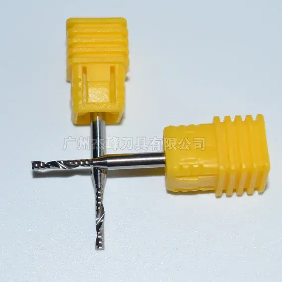 Single Edge Spiral Milling Cutter Yellow Acrylic Cutting Tool - Image 3