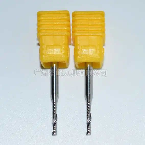 Single Edge Spiral Milling Cutter Yellow Acrylic Cutting Tool - Image 4