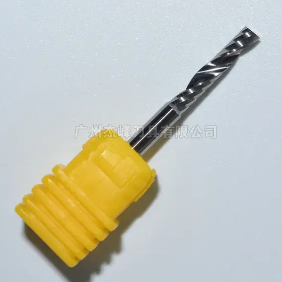 Single Edge Spiral Milling Cutter Aa Grade 3.175*17 Woodworking Engraving Machine Cutting Acrylic Density Board Solid Wood Special Knife - Image 2