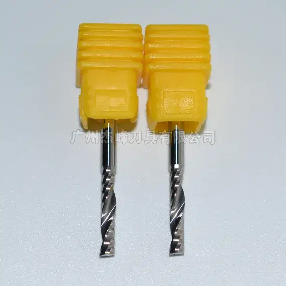 Single Edge Spiral Milling Cutter Aa Grade 3.175*17 Woodworking Engraving Machine Cutting Acrylic Density Board Solid Wood Special Knife - Image 3