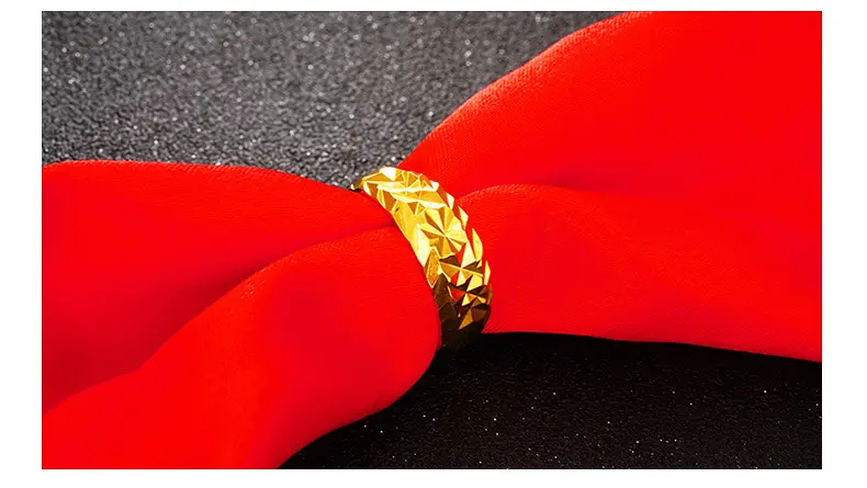 Gold Plated Large Star Opening Ring for Couples — feature 8