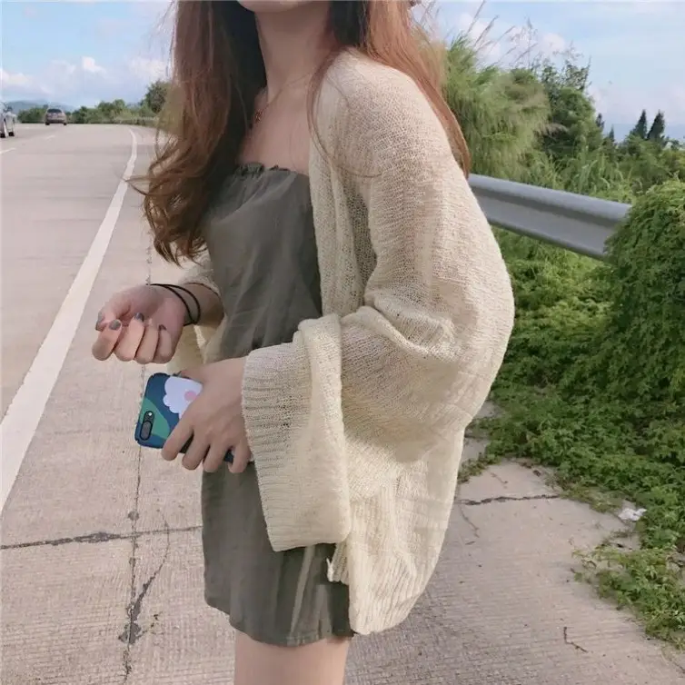 Women Korean Style Striped Summer Shawl — feature 2