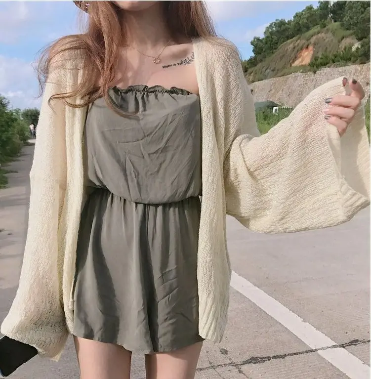 Women Korean Style Striped Summer Shawl — feature 3