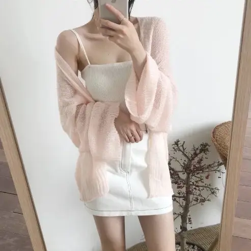 Women Korean Style Striped Summer Shawl