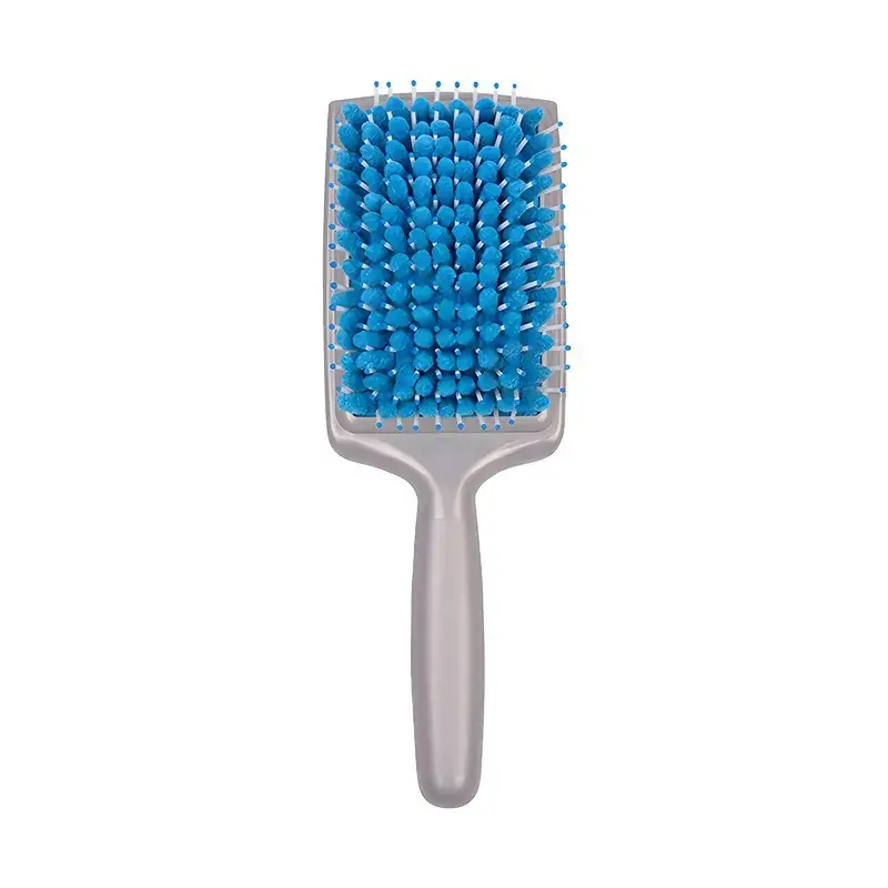 Absorbent Hair Brush for Dry Hair Care Blue Pink - Image 4