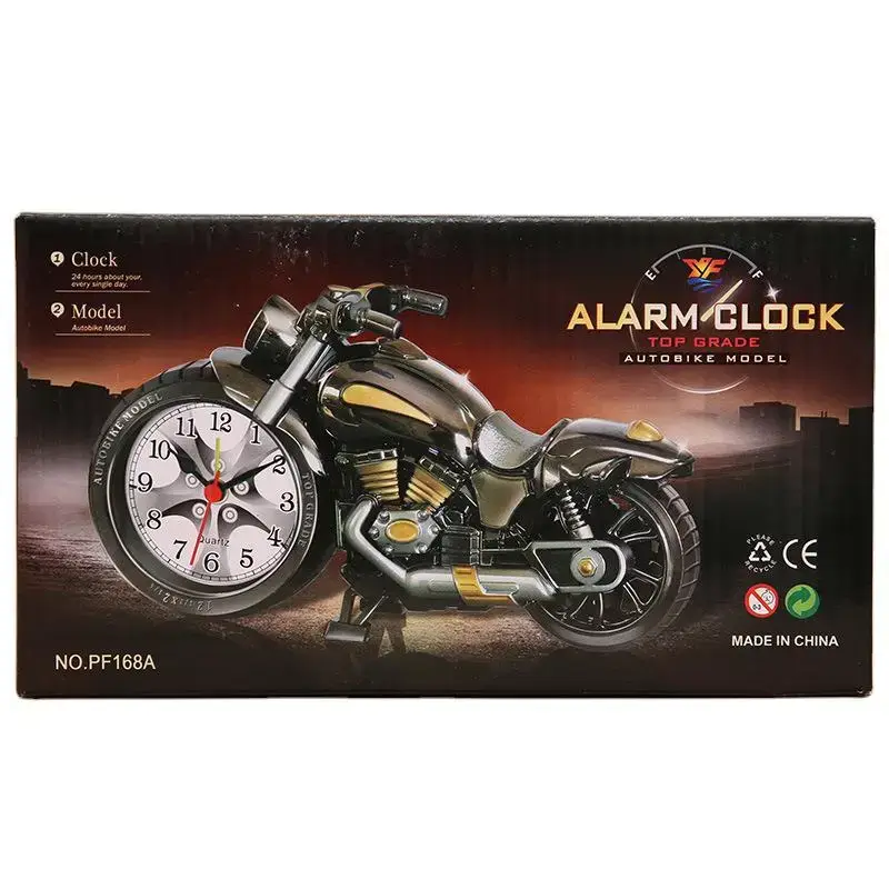 Motorcycle Alarm Clock Decorative Home Item - Image 6