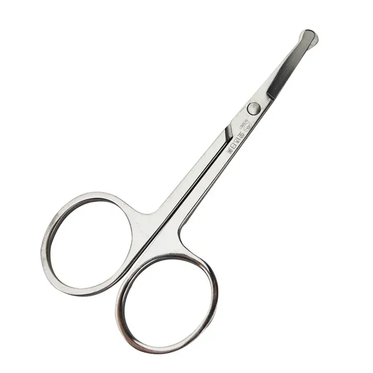 Jinda Rimei A202 Scissors Round Head Nose Hair Eyebrow Beard Scissors