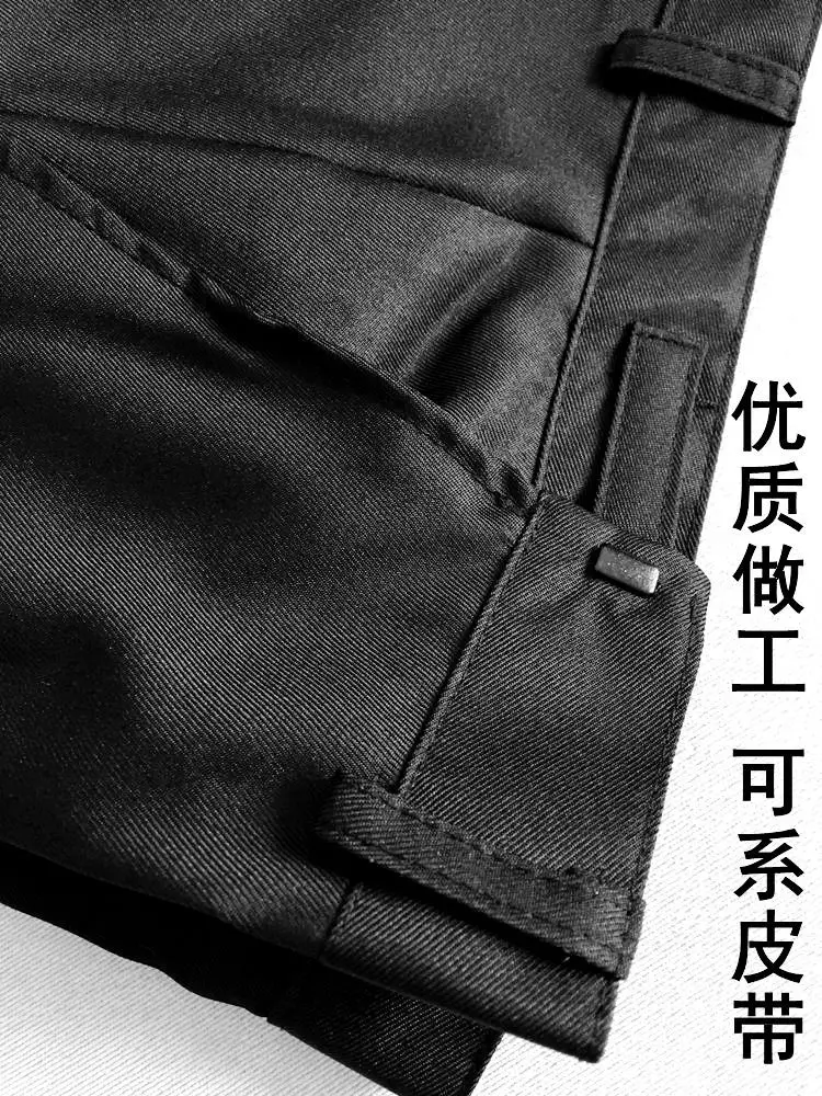 Men's White Performance Trousers for Summer Dance — feature 10