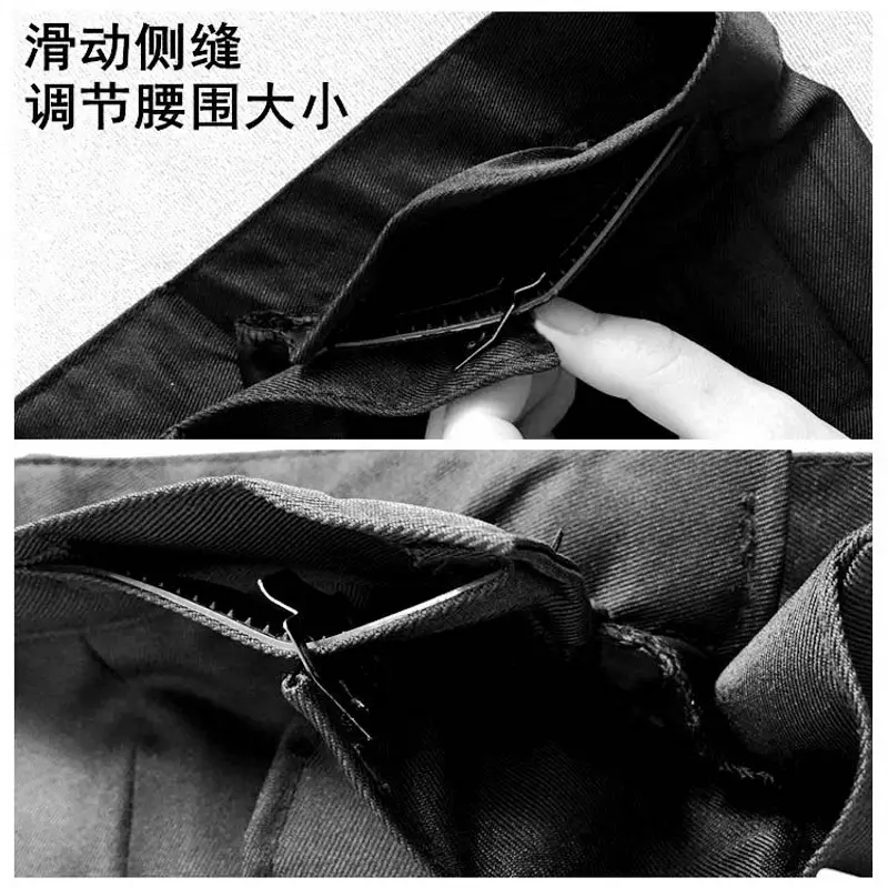 Men's White Performance Trousers for Summer Dance — feature 9