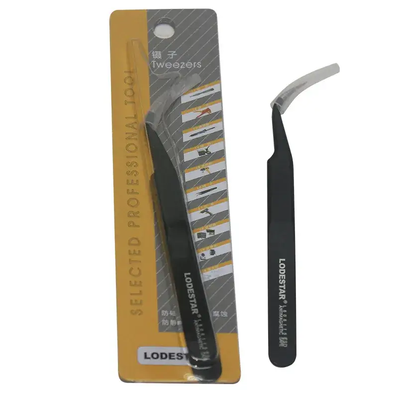Stainless Steel Hardened Olecranon Tweezers Anti-Static - Image 6