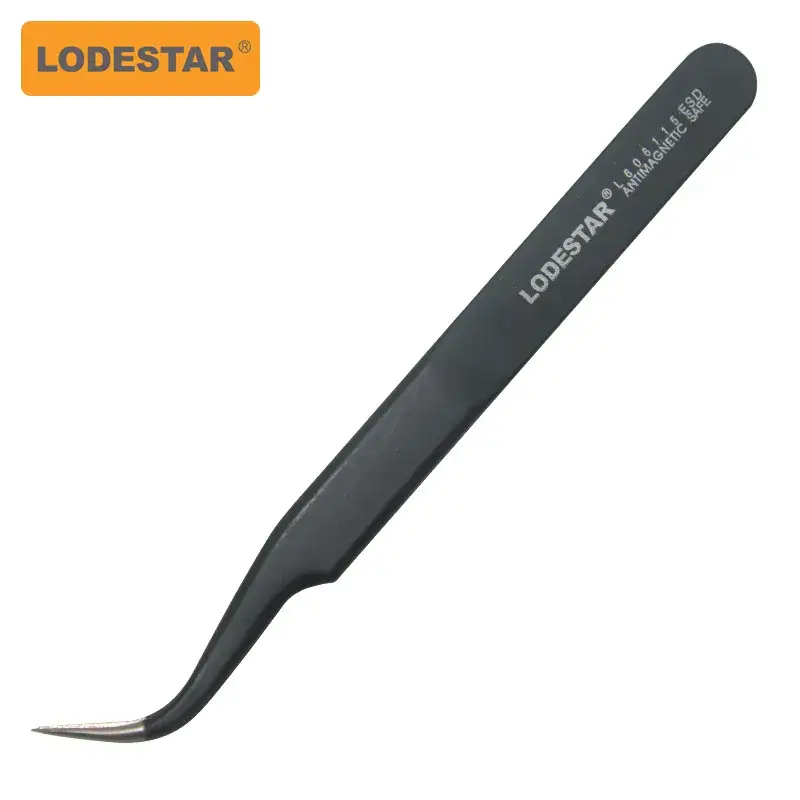 Stainless Steel Hardened Olecranon Tweezers Anti-Static