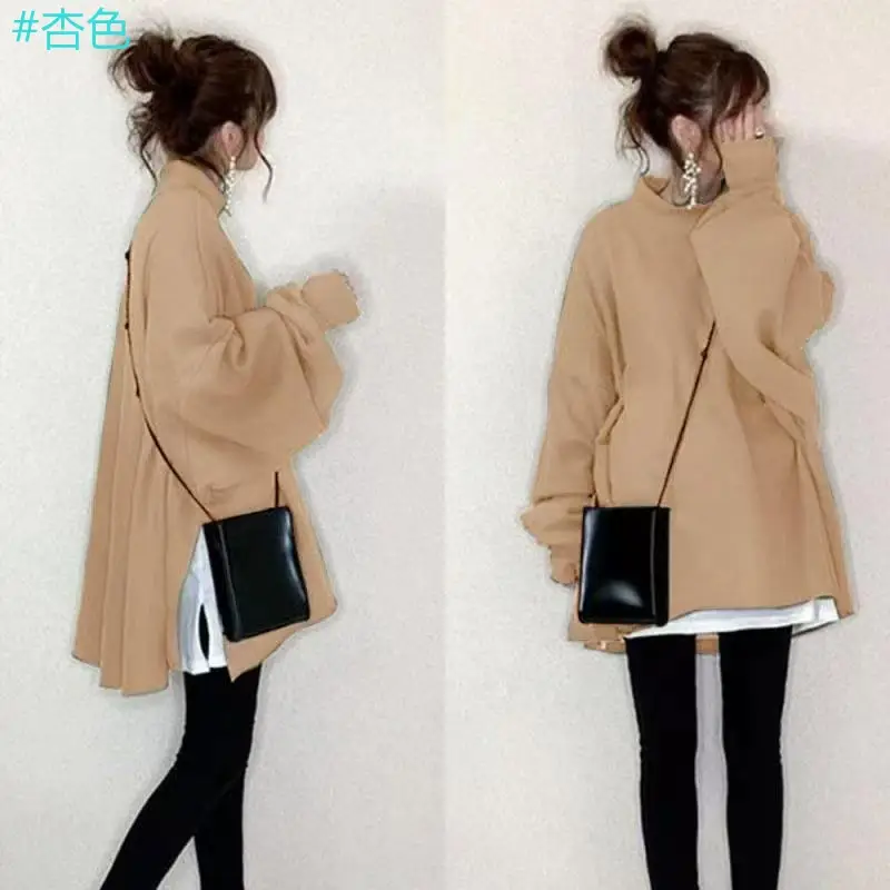 Women Japanese Style 2-Piece Sweatshirt Set Olive Green — feature 7