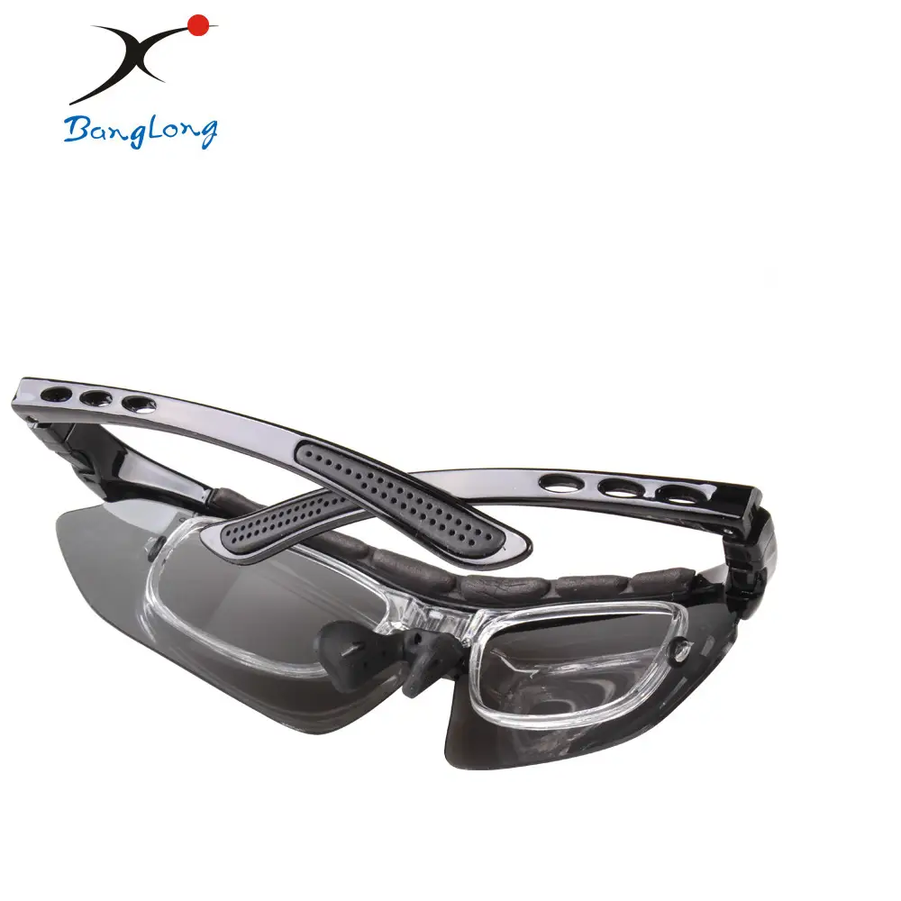 Cycling Goggles with Detachable Lenses & Polarized Sunglasses