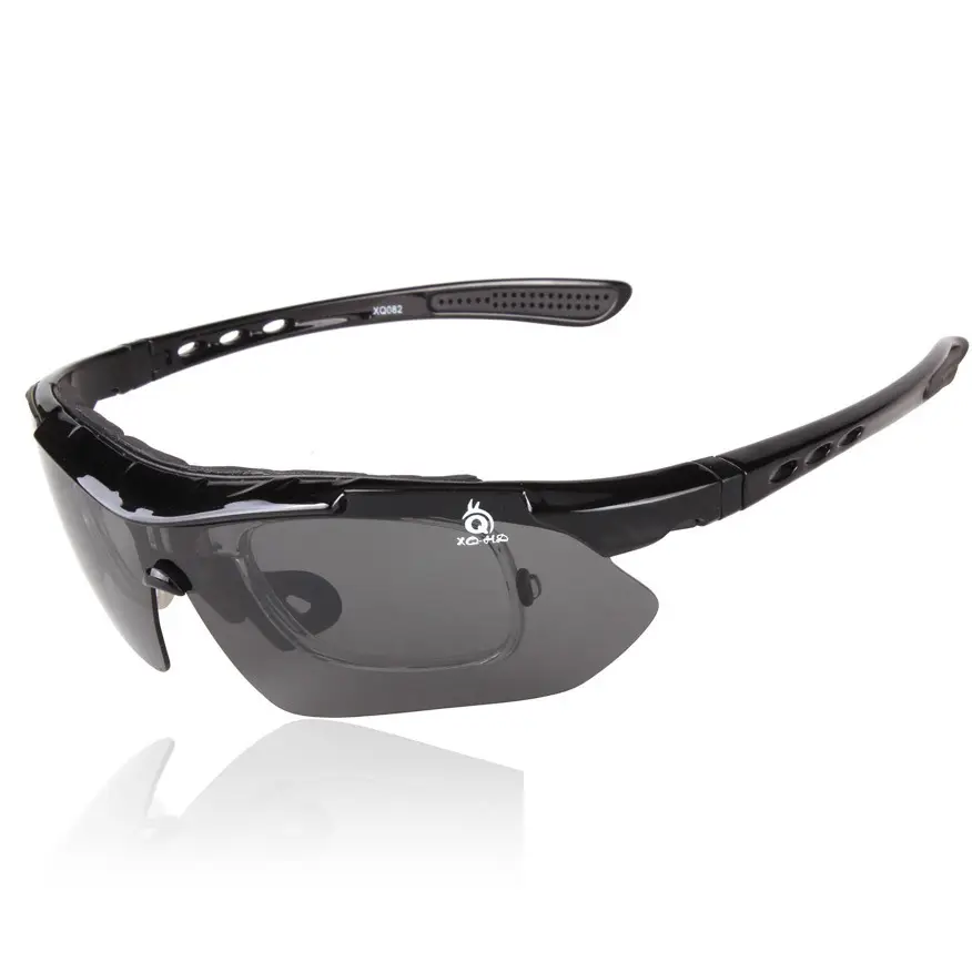 Cycling Goggles with Detachable Lenses & Polarized Sunglasses