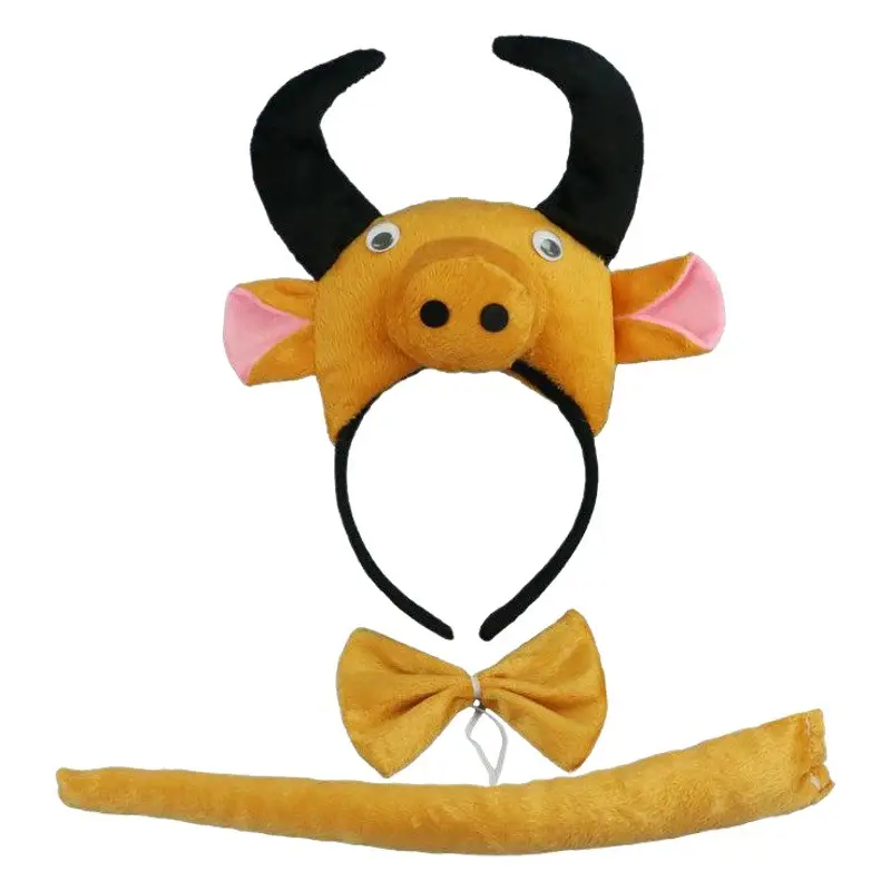 Halloween Cow Headband for Women Cartoon Hair Accessory