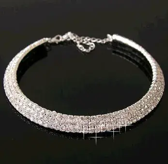 Exquisite Diamond Necklace for Women Wedding Collarbone Style - Image 2